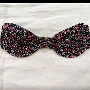 Acacia Swimwear Rose Top Bandeau Small